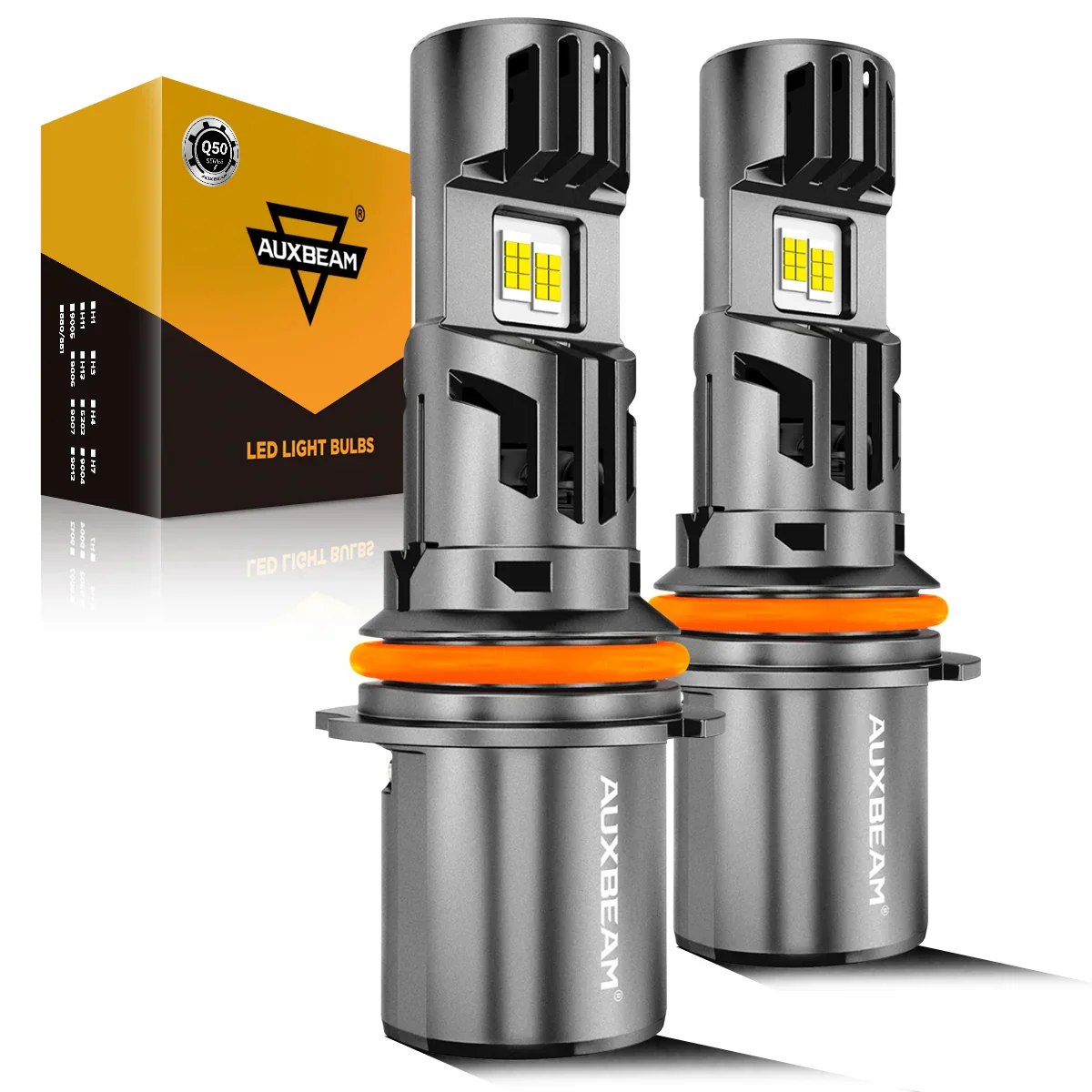 🆕Dual Turbo Fans Q50 Series 36000LM 130W LED Headlight Bulbs 6500K Cool White - Image 8