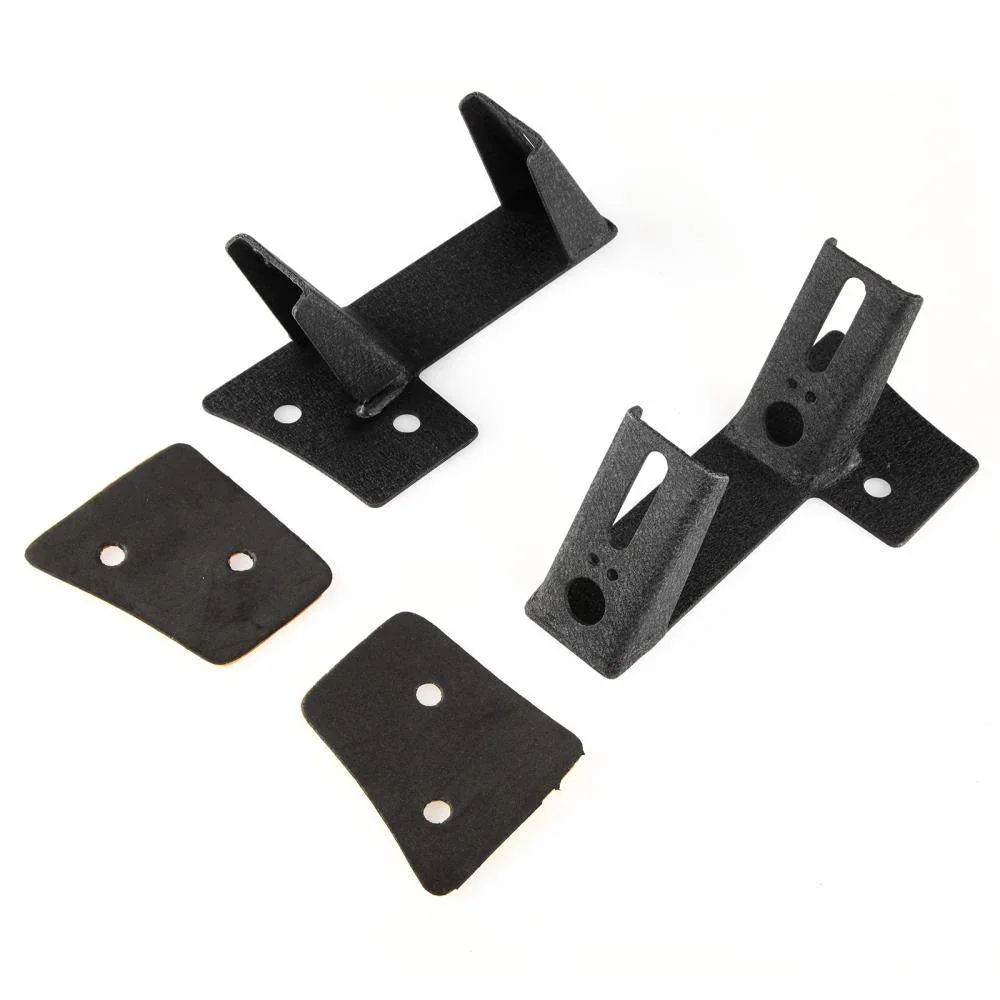 2pcs Black Dual A-Pillar Light Lower Windshield Hinge Mounting Brackets LED Pod Light for 2007-2017 Jeep Wrangler JK - Image 10