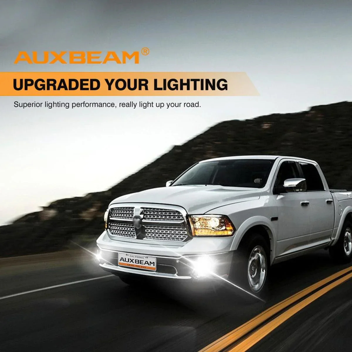 (2pcs/set) 36W LED Fog Lights for Dodge Ram 1500 2013 2014 2015 2016 2017 2018 (Chrome) - Image 8