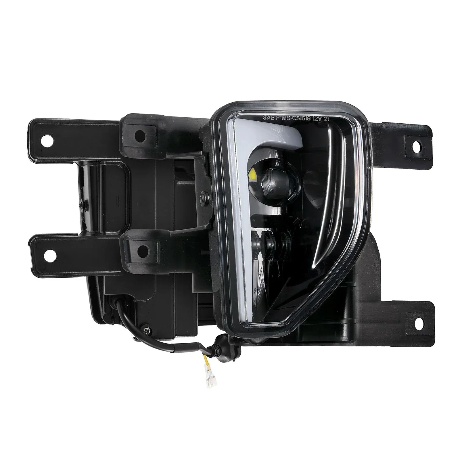 (2pcs/set) 45W DOT Approved LED Fog Lights with DRL for 2016-2018 Chevy Silverado 1500 (Black) - Image 12