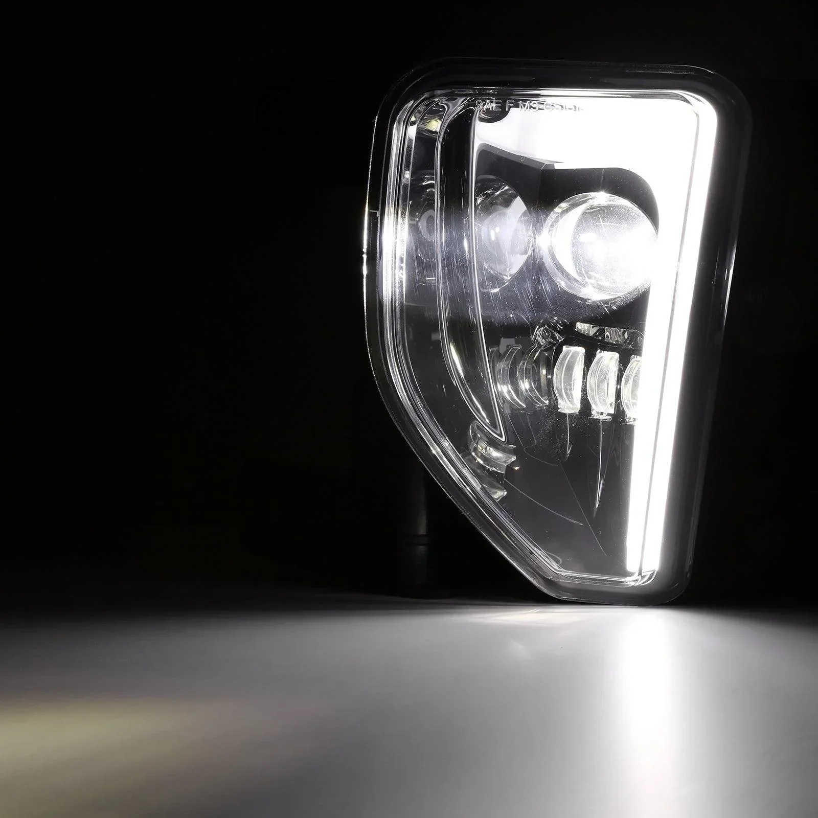 (2pcs/set) 45W DOT Approved LED Fog Lights with DRL for 2016-2018 Chevy Silverado 1500 (Black) - Image 7