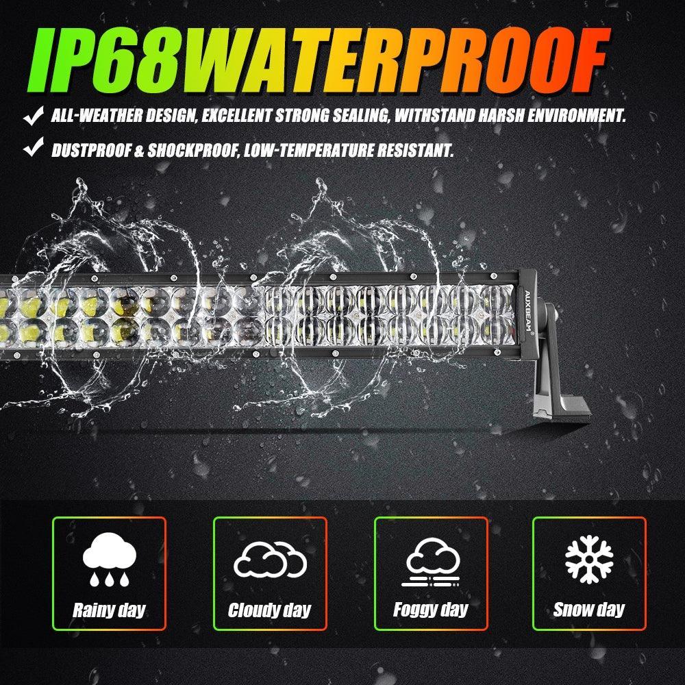 New 42 Inch V-PRO Series Straight RGBW Color Changing Off Road Led Light Bar for ATV UTV SIDE BY SIDES - Image 9