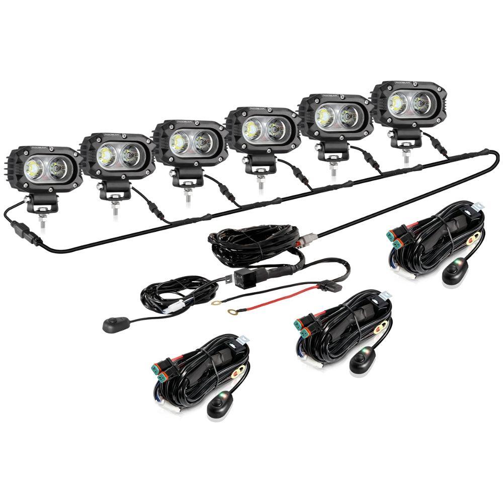 R4 Series | 4 Inch 60W Flood Beam LED Pods Light White Driving Light - Image 13