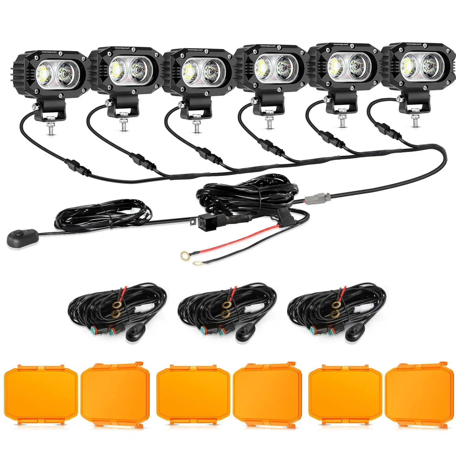 R4 Series | 4 Inch 60W Flood Beam LED Pods Light White Driving Light - Image 19