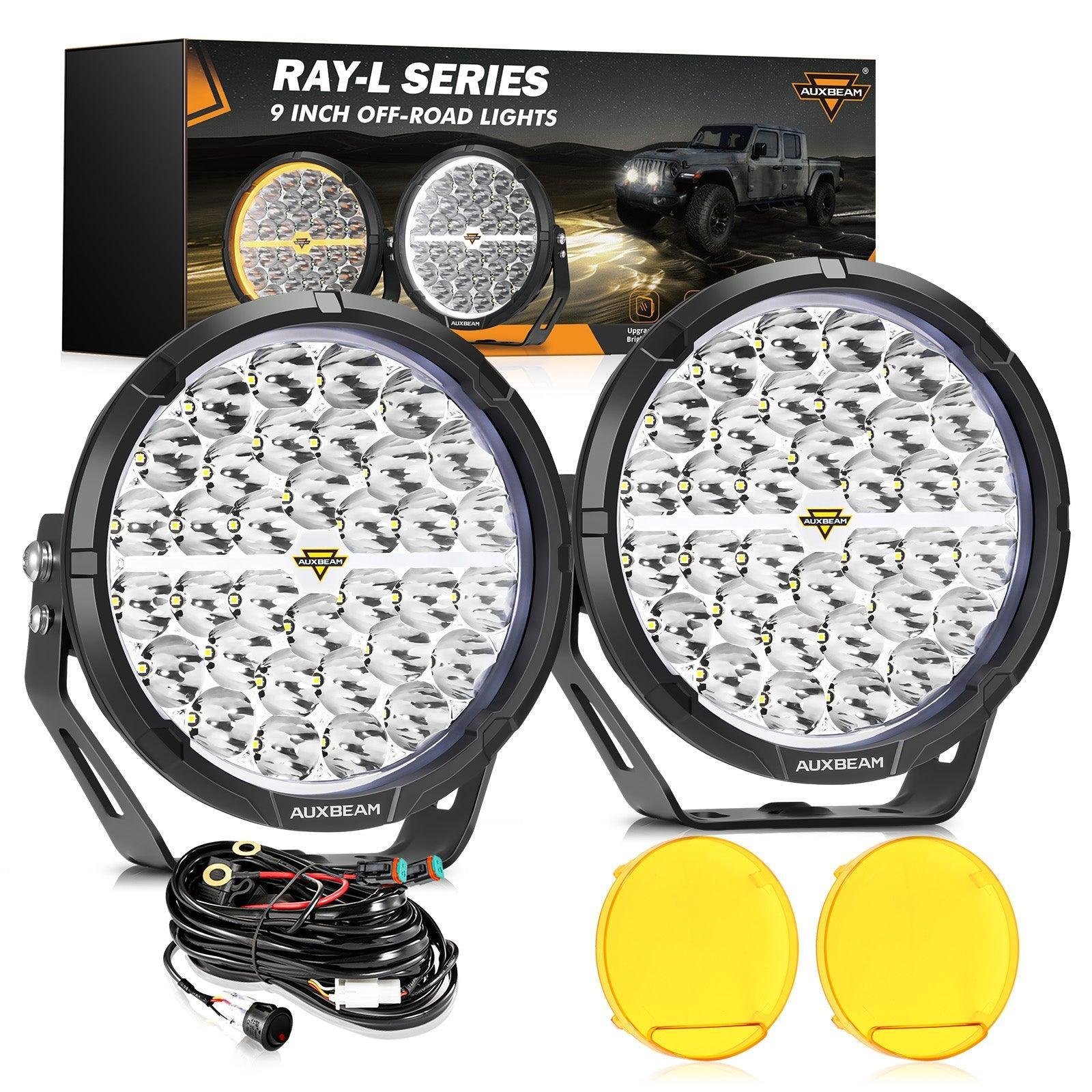 RAY-L Series | 9 Inch 318W 34180LM Dual DRL Offroad LED Driving Lights - Image 11
