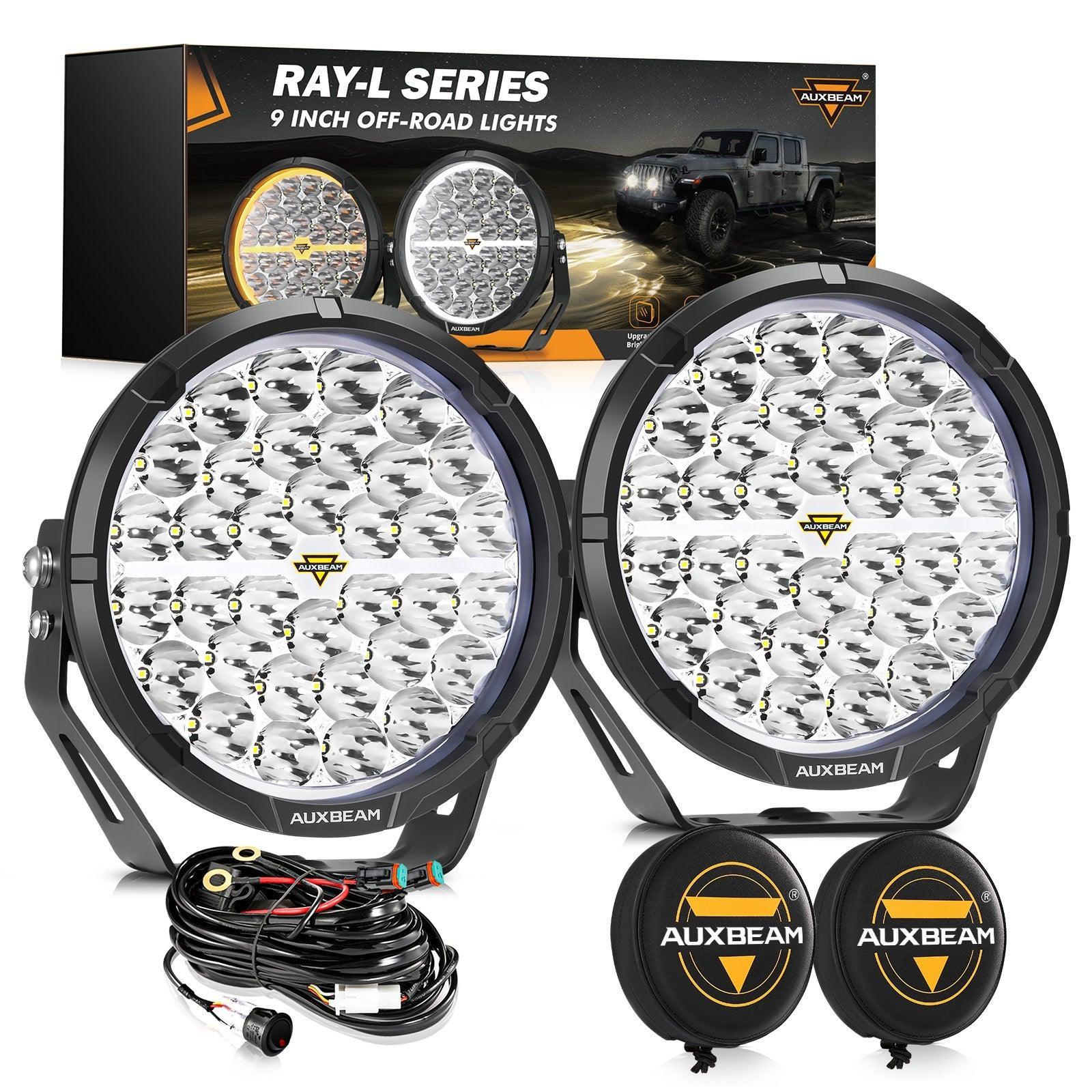 RAY-L Series | 9 Inch 318W 34180LM Dual DRL Offroad LED Driving Lights - Image 13