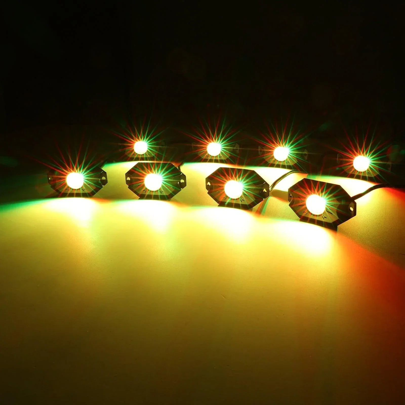 RGB LED Rock Light Set with Bluetooth Controller for ATV UTV - Image 13