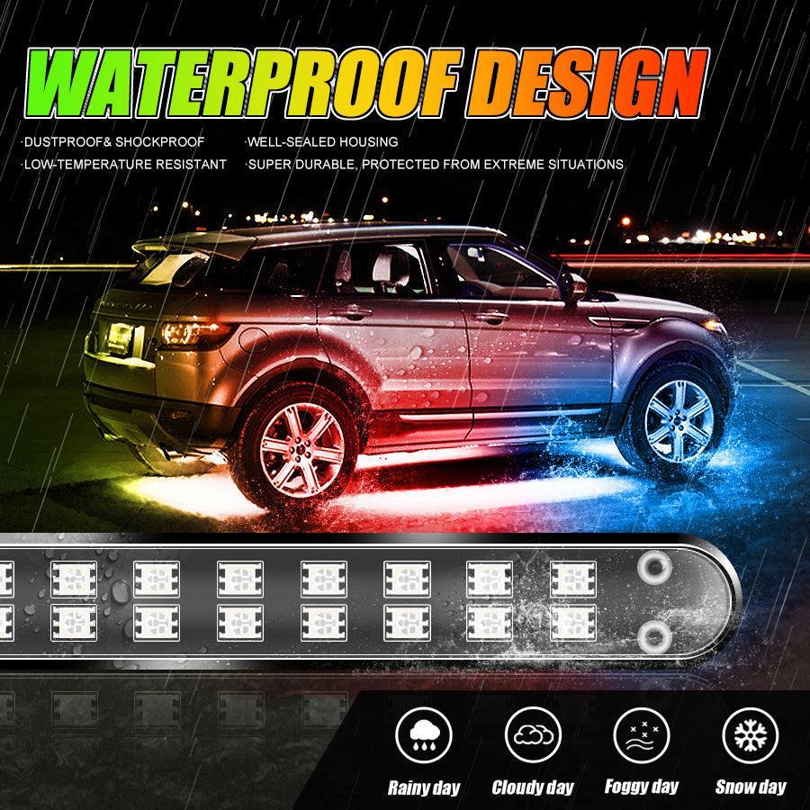 Magic Dream Color RGB Underglow Lights LED Strip Lights Kit with Bluetooth APP & Wireless Remote Control with Brake Light Function for ATV UTV - Image 9
