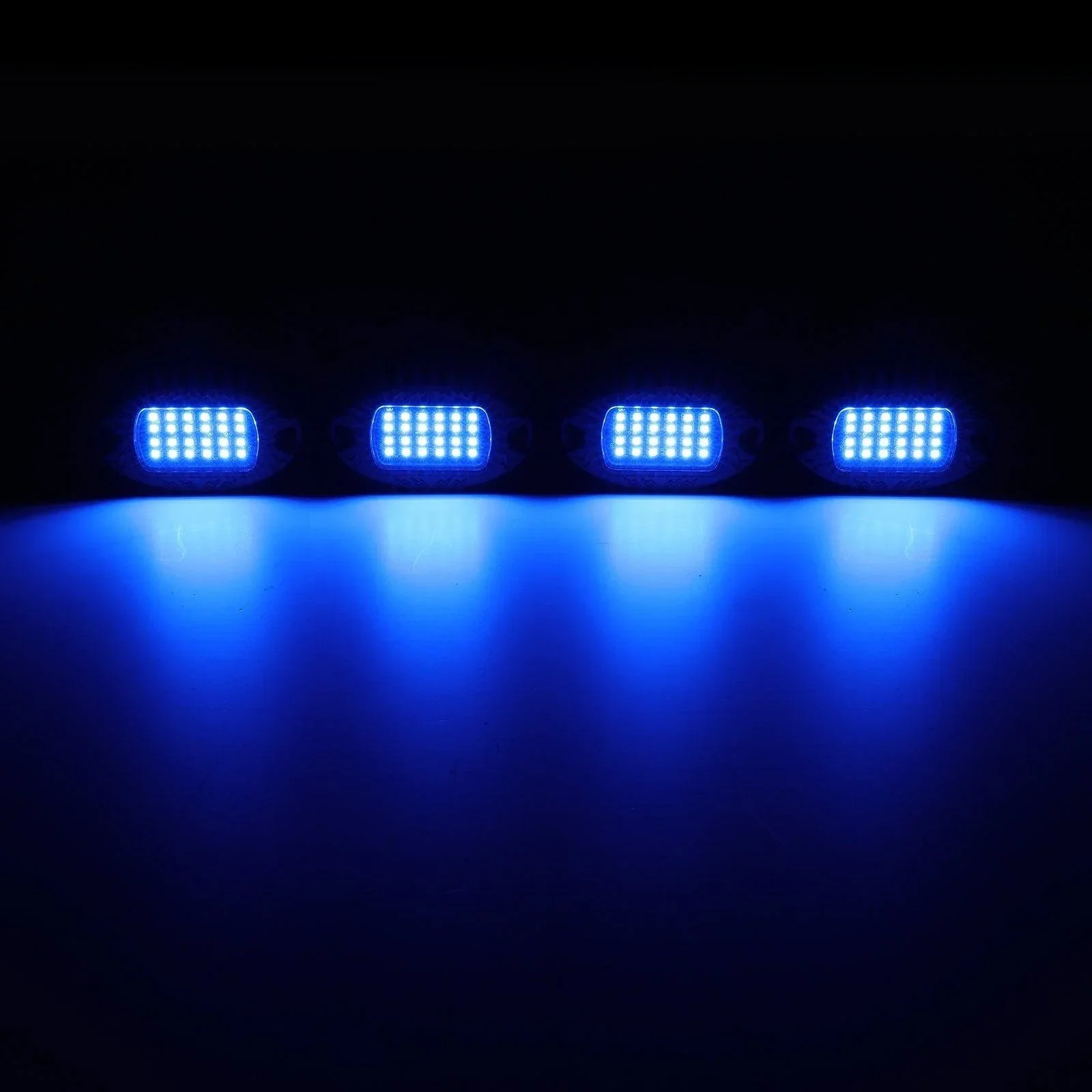 RGBW LED Rock Lights Kit with Bluetooth APP & Wireless Remote Control, Multicolor Neon Underglow Lights with Brake Light function - Image 17