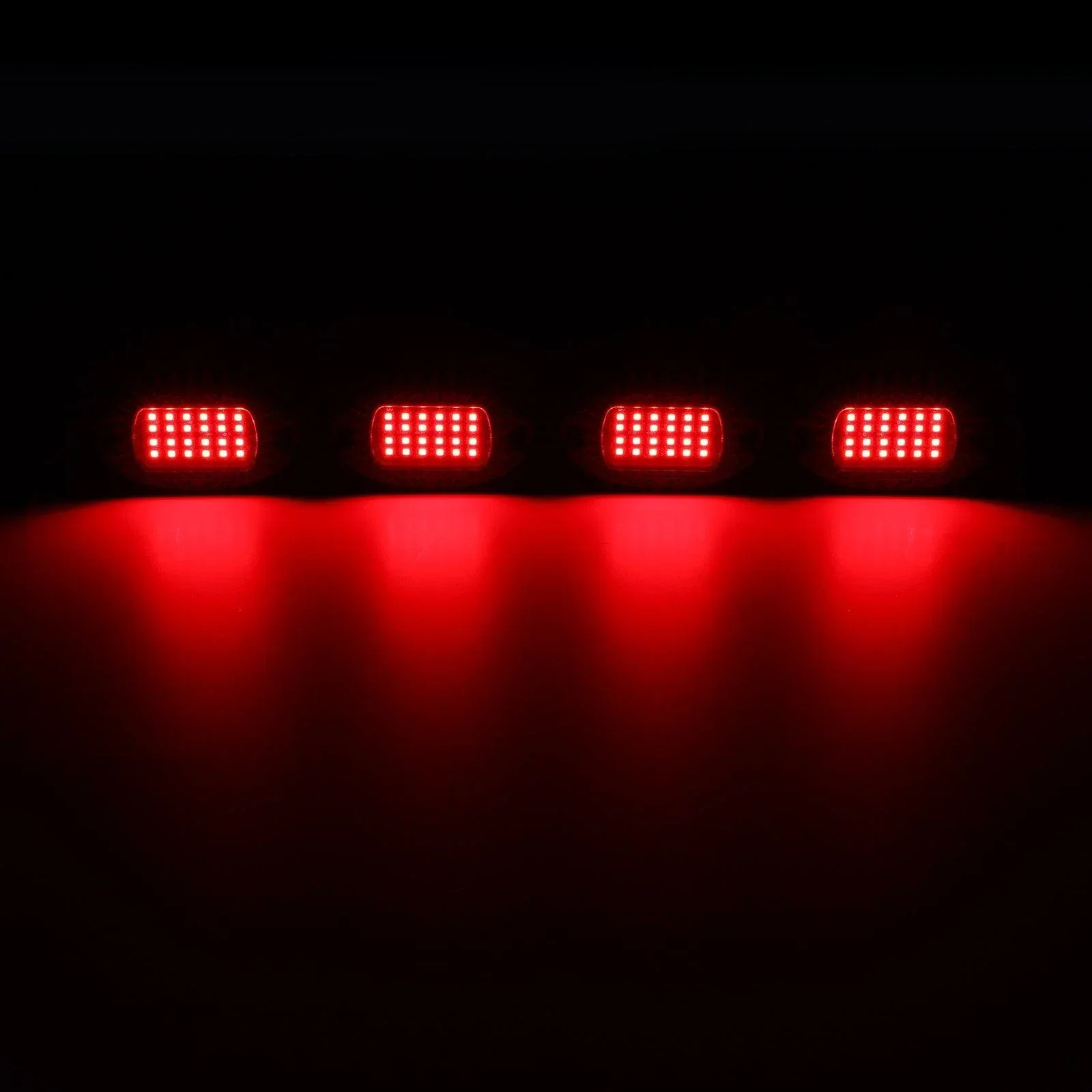 RGBW LED Rock Lights Kit with Bluetooth APP & Wireless Remote Control, Multicolor Neon Underglow Lights with Brake Light function - Image 18