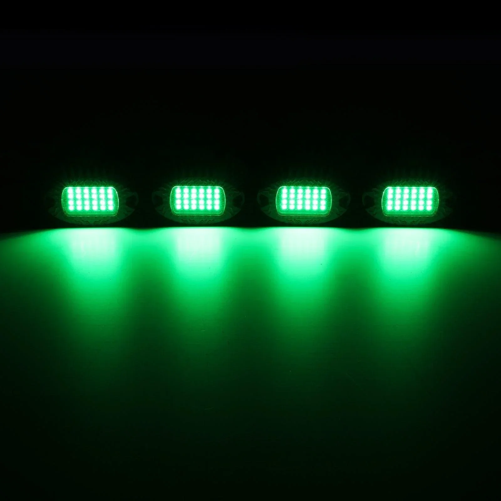 RGBW LED Rock Lights Kit with Bluetooth APP & Wireless Remote Control, Multicolor Neon Underglow Lights with Brake Light function - Image 19