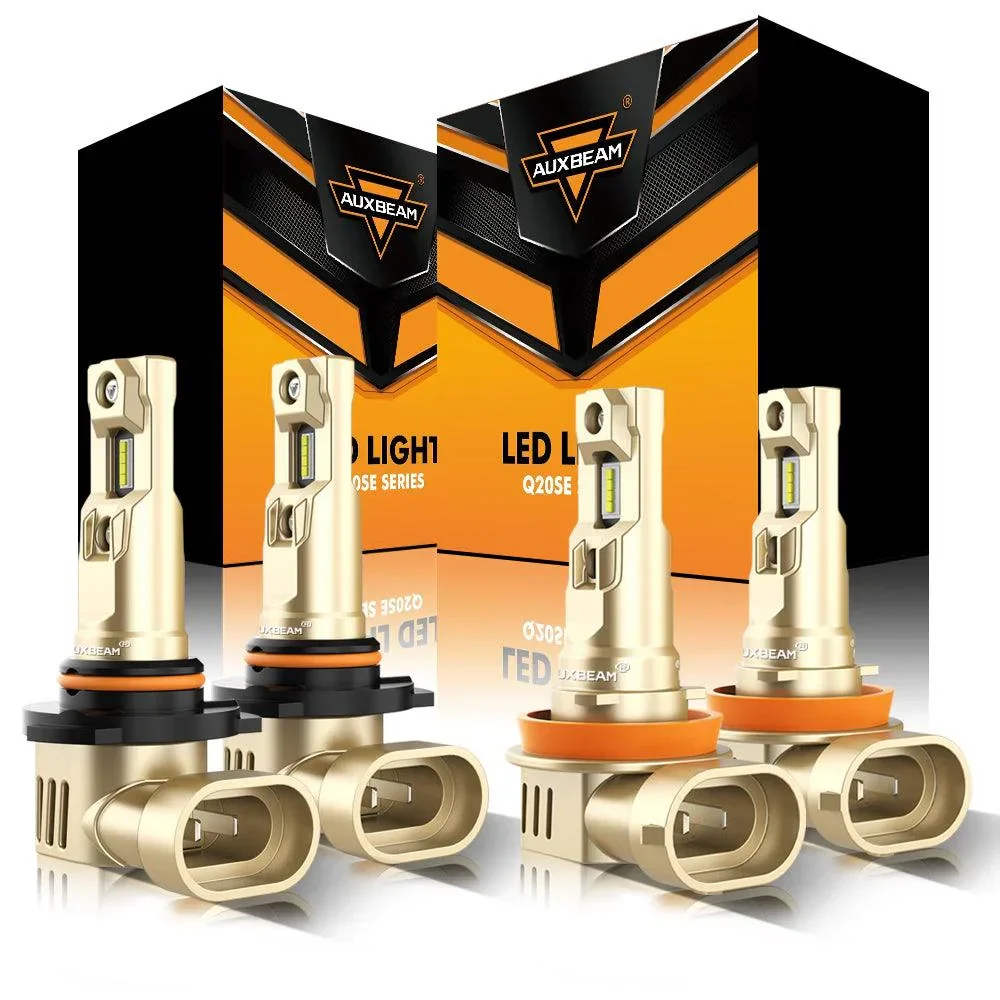 1:1 OEM Factory Size Q20-SE Series 60W 16000LM LED Headlight Bulbs 6500K Cool White - Image 12