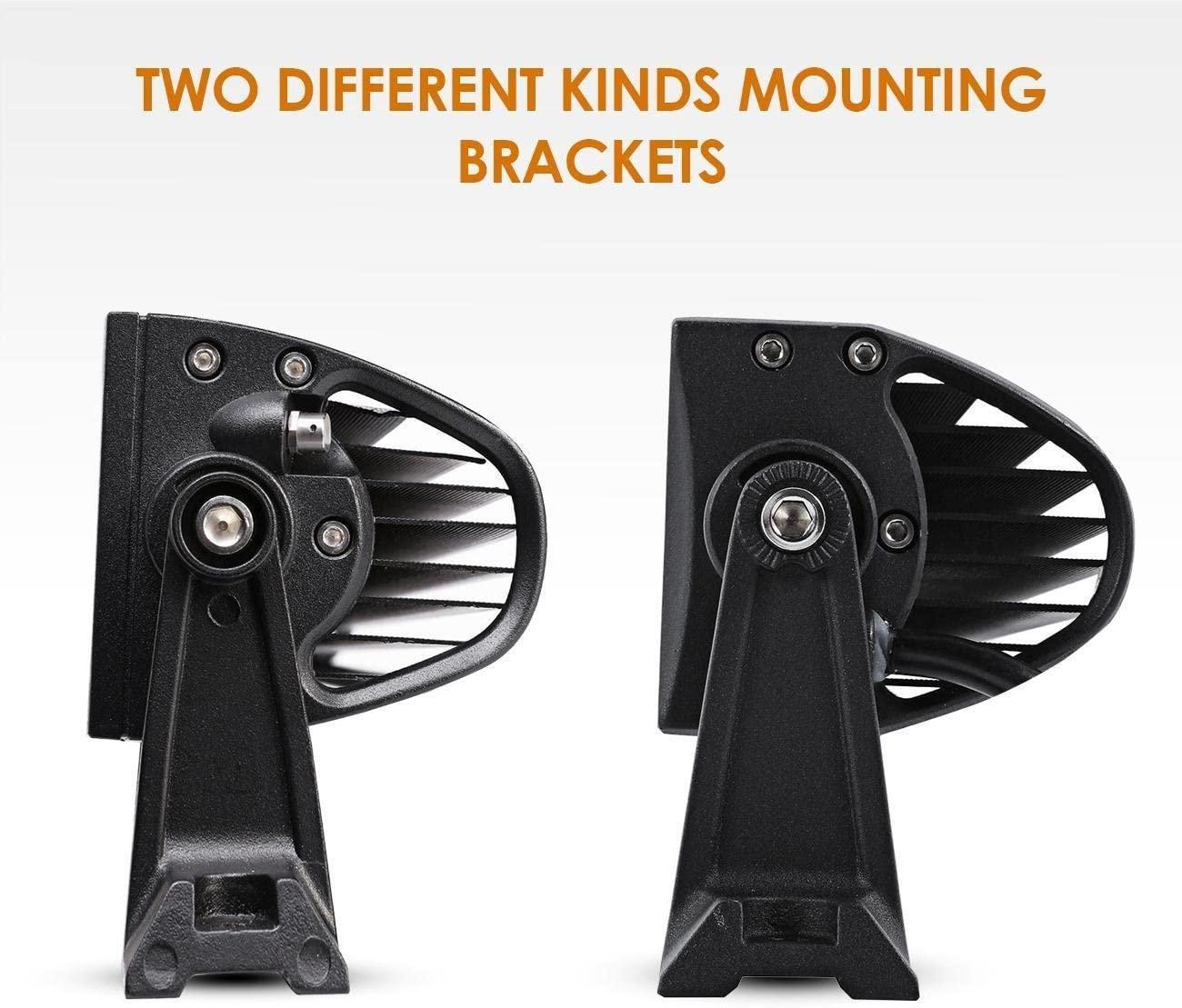 5D Series 22 Inch/32 Inch/42 Inch/50 Inch/52 Inch Combo Beam Straight/Curved Double Row LED Light Bar - Image 11