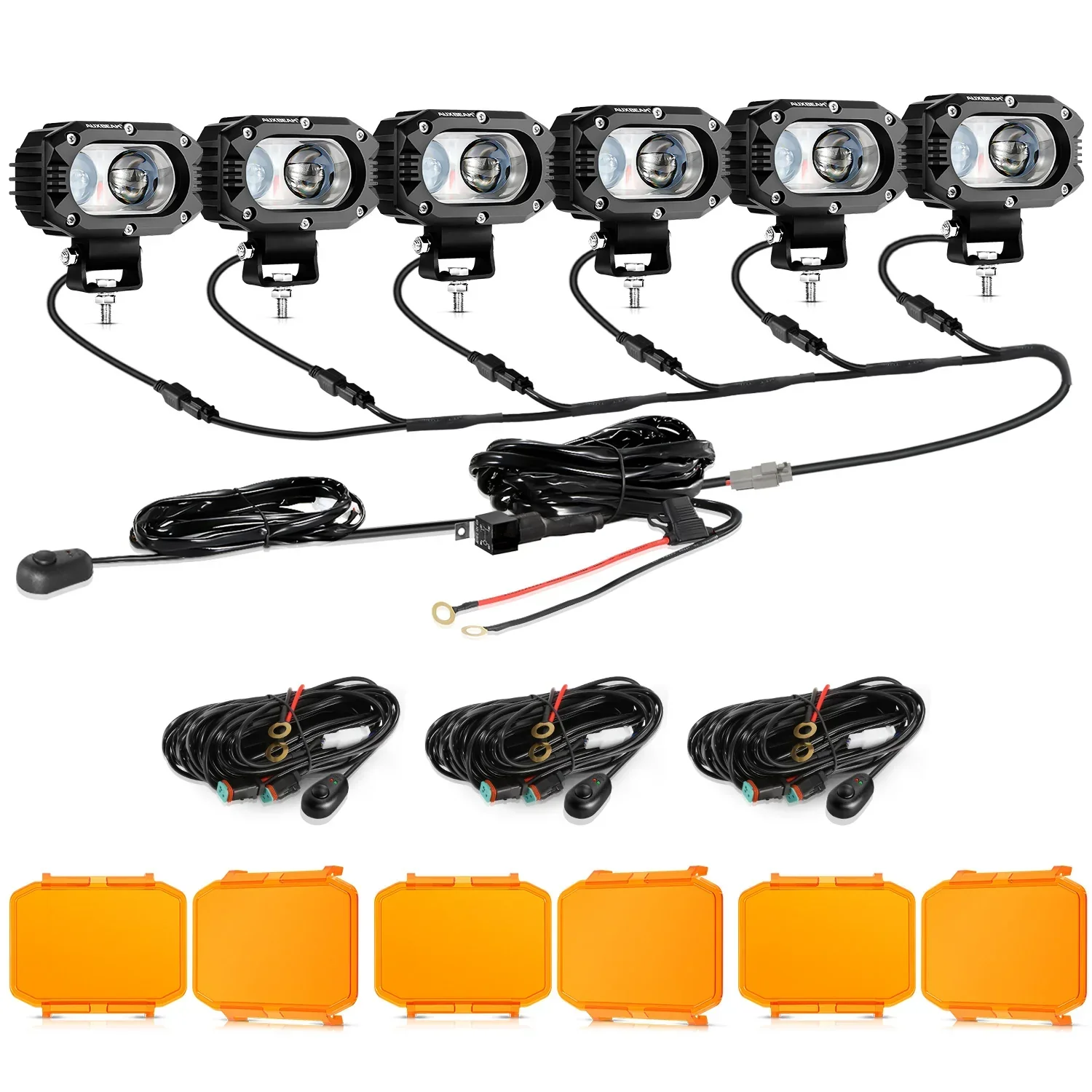 R4 Series | 4 Inch 60W Spot Beam LED Pods Light White Driving Light - Image 21