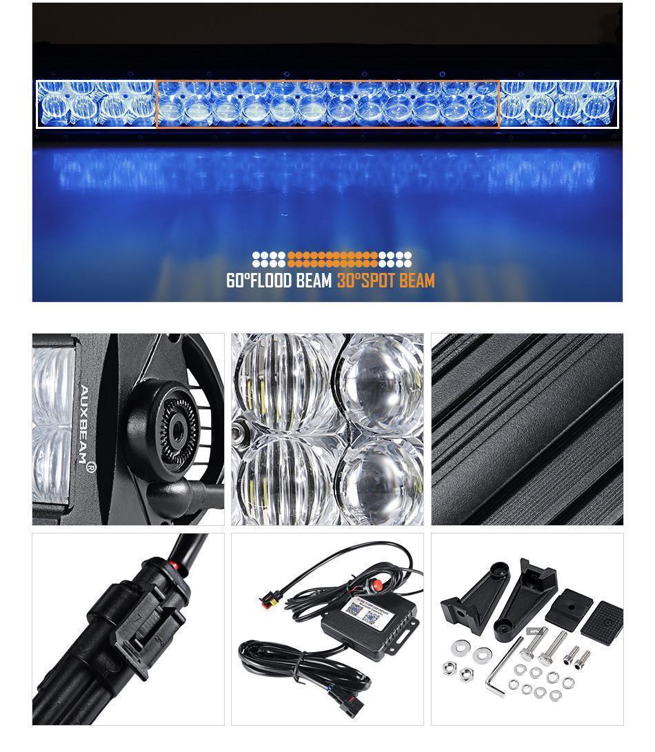 22 inch V-Series RGB Color Changing Straight/Curved Off Road Led Light Bar - Image 7