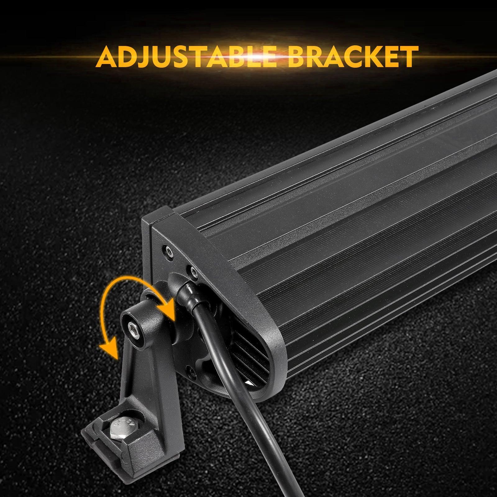 6 Modes Series Amber and White LED Light Bars - Image 12