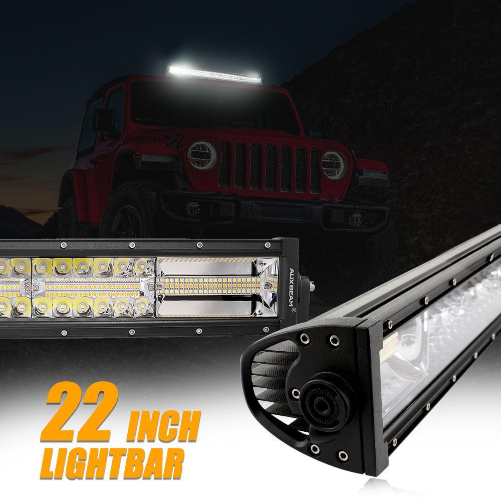 6 Modes Series Amber and White LED Light Bars - Image 21