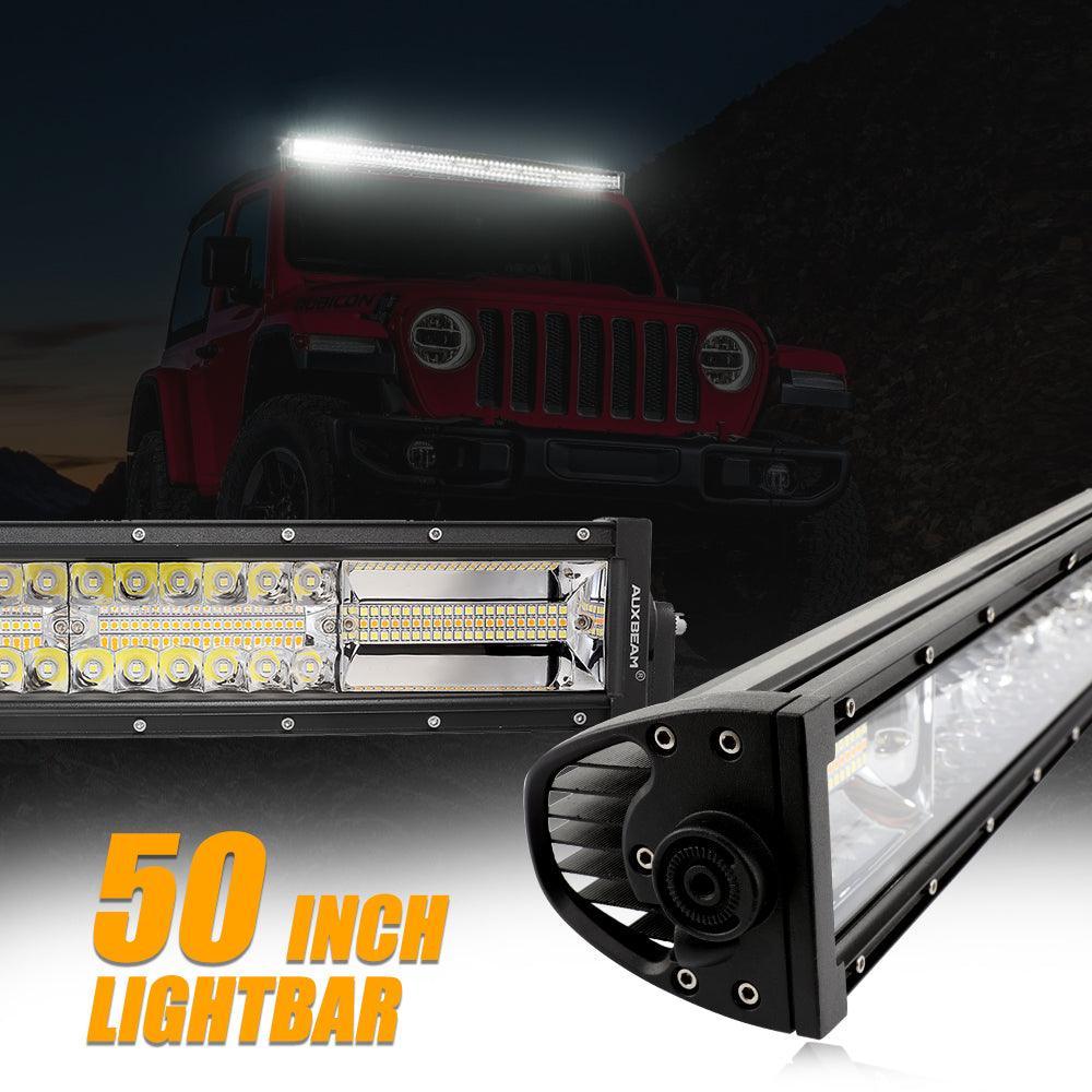 6 Modes Series Amber and White LED Light Bars - Image 24