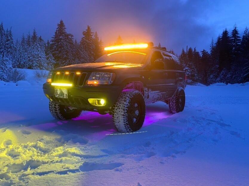 6 Modes Series Amber and White LED Light Bars - Image 4