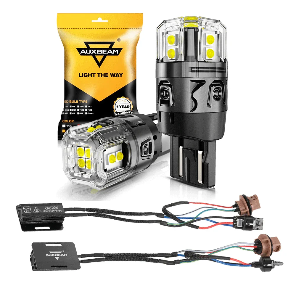 🆕T20 7443 7440 LED Backup Reverse/Turn Signal/Brake Tail Light Bulbs 13W 500% High Brightness CAN-Bus Error Free 6500K White B52 Series | 2 Bulbs - Image 19