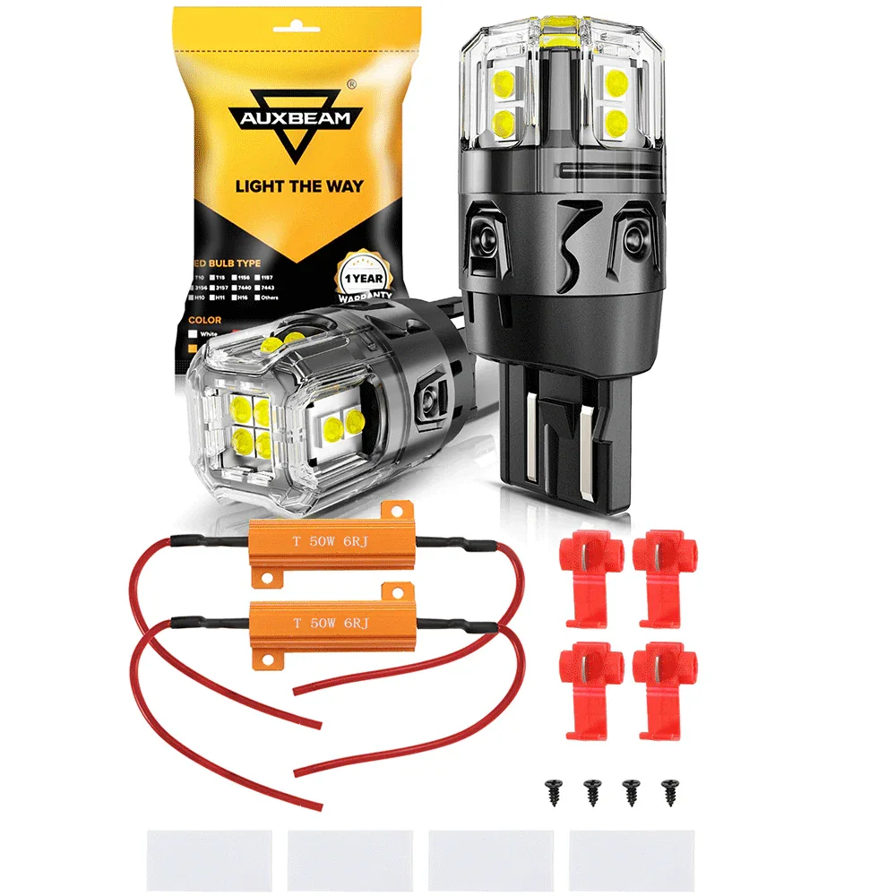 🆕T20 7443 7440 LED Backup Reverse/Turn Signal/Brake Tail Light Bulbs 13W 500% High Brightness CAN-Bus Error Free 6500K White B52 Series | 2 Bulbs - Image 20