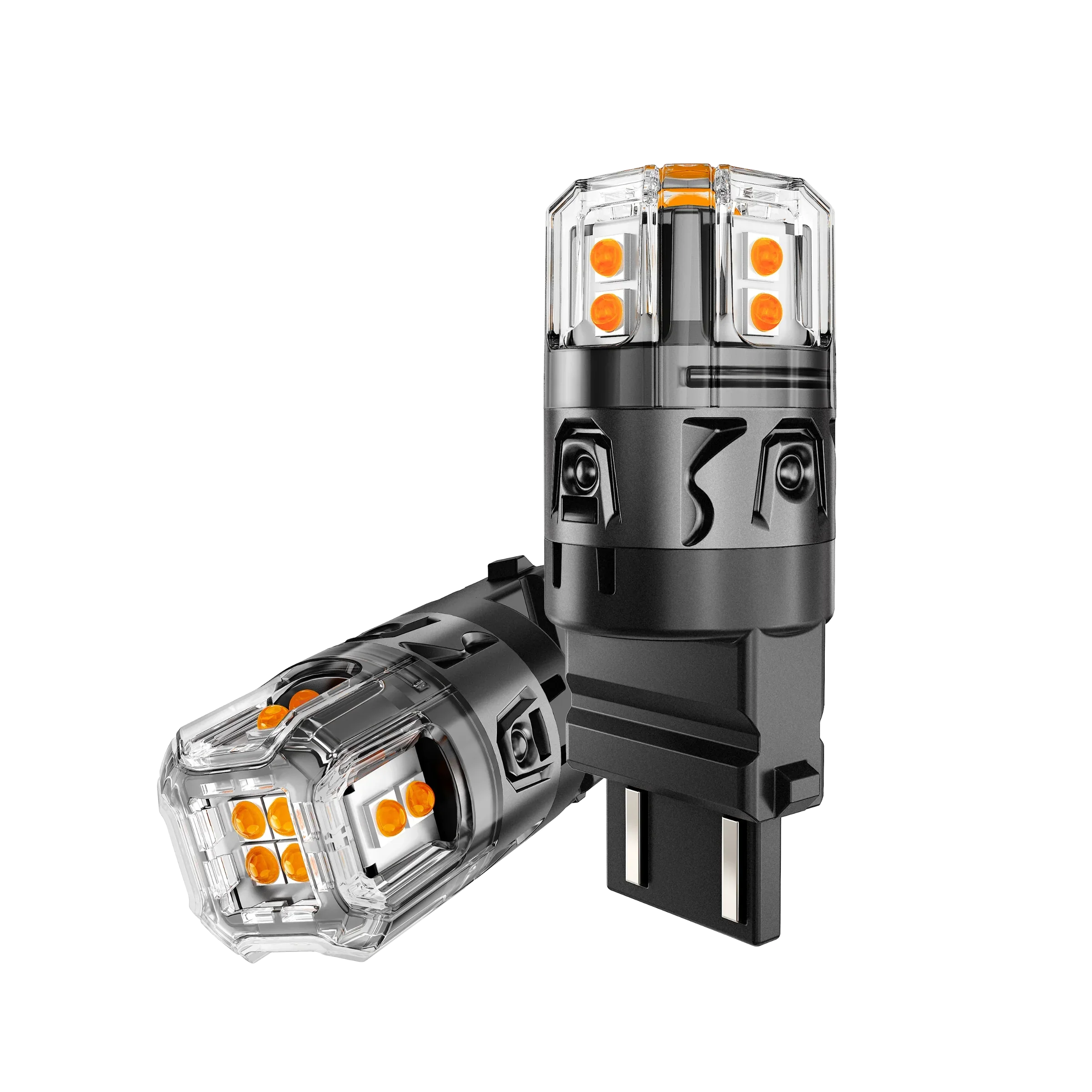 🆕T25 3157 3156 LED Turn Signal Light Rear/Front, Side Marker Light Bulbs 13W 500% High Brightness CAN-Bus Error Free 3000K Amber B52 Series | 2 Bulbs - Image 15