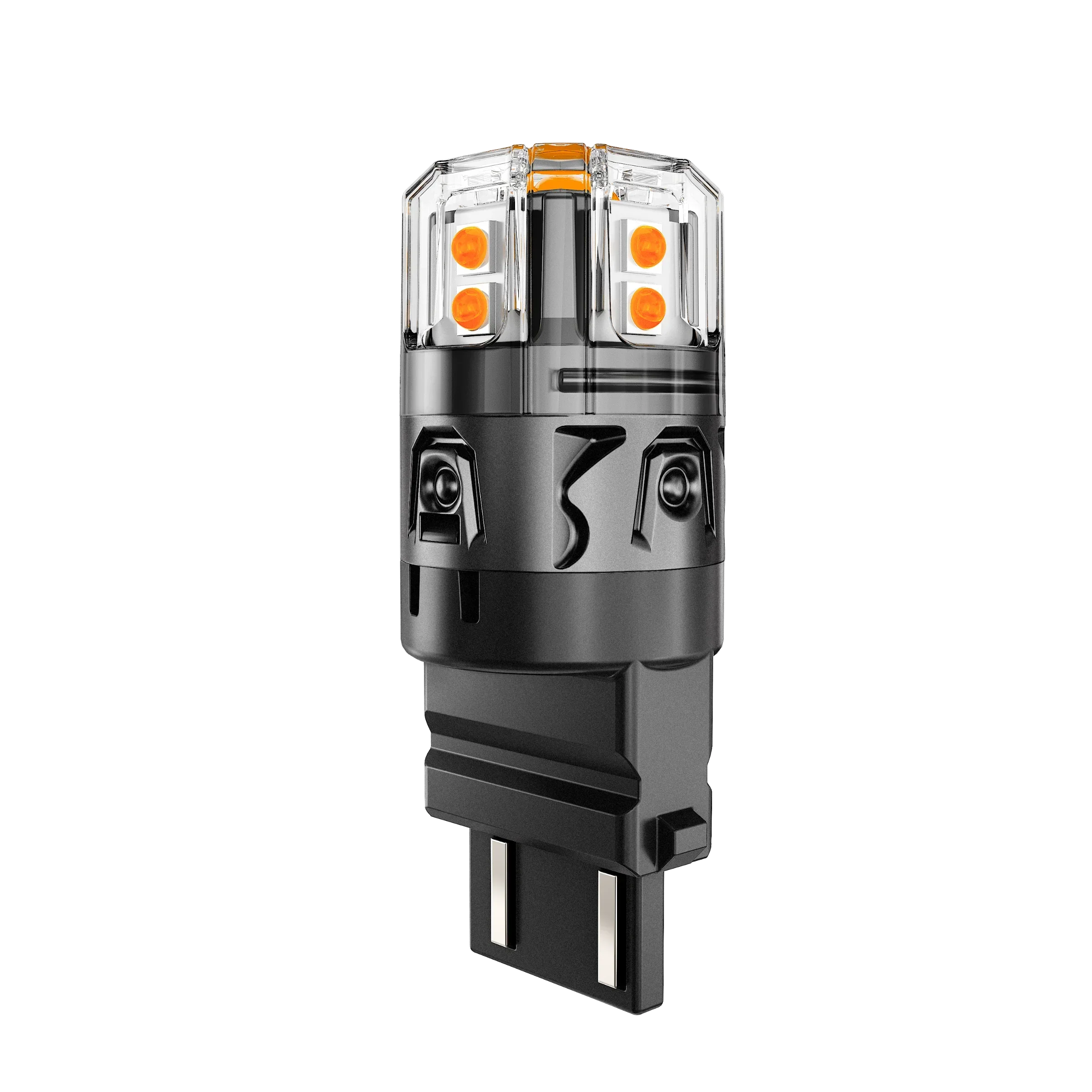 🆕T25 3157 3156 LED Turn Signal Light Rear/Front, Side Marker Light Bulbs 13W 500% High Brightness CAN-Bus Error Free 3000K Amber B52 Series | 2 Bulbs - Image 8