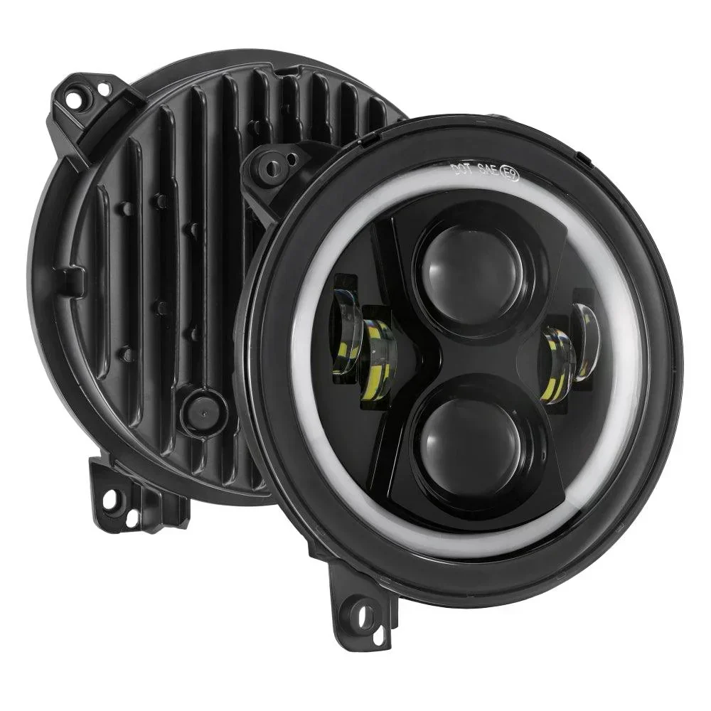 Upgraded RGB 9 Inch Headlights + 4 Inch Fog Lights Combo for Jeep Wrangler JL with APP Control - Image 10