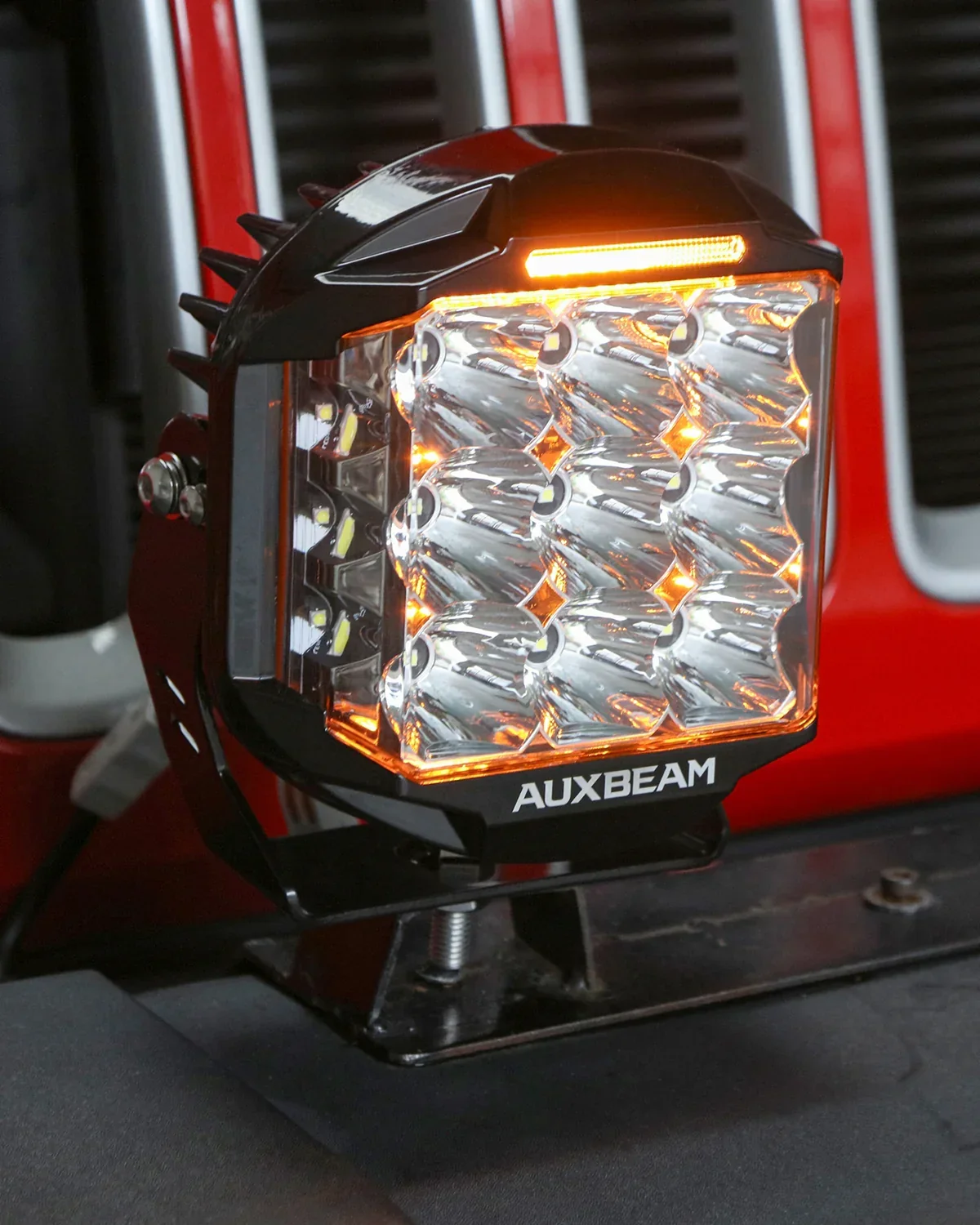 V-MAX Series | 7 Inch 228W 26100LM Spot Beam Side Shooter LED Round Driving Lights with Amber DRL&Backlight - Image 2