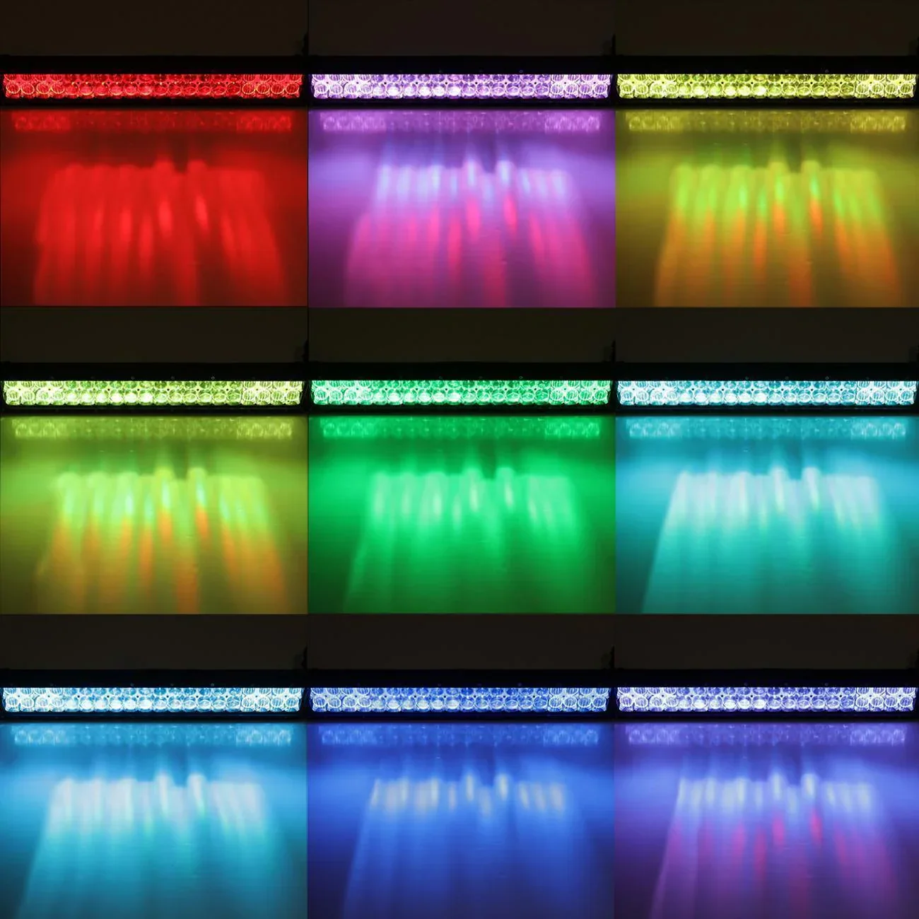 22"/32"/42" V-Series RGB Straight/Curved 5D lens Combo Beam Double Row LED Light Bar for 2002 Ford F150 - Image 13