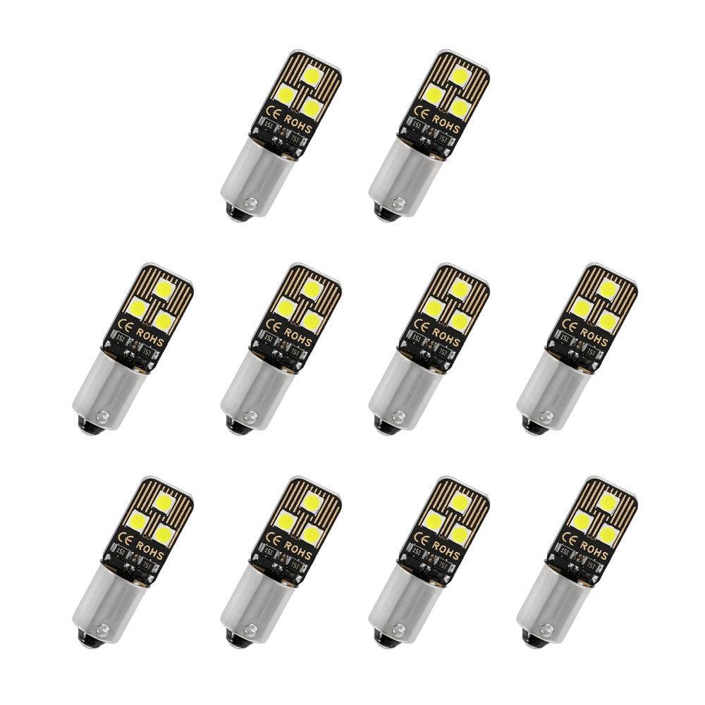 10PCS White Light BA9S BA9 1895 1891 53 57 LED Bulbs for Car Interior Dome Map License Plate Glove Box Light etc - Image 7