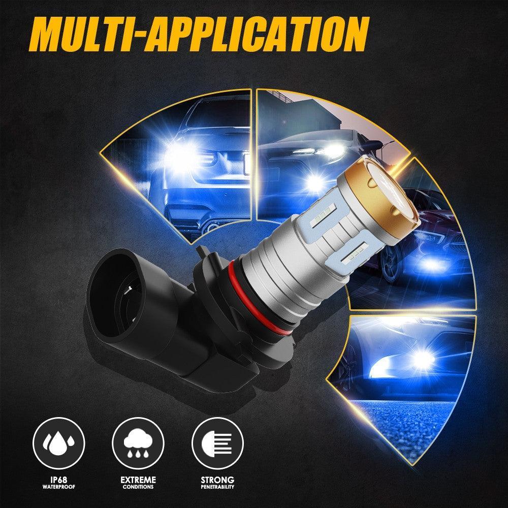 9006 HB4 LED Fog Light/DRL Bulbs 20W 4000LM Deep Blue Crown Series | 2 Bulbs - Image 7