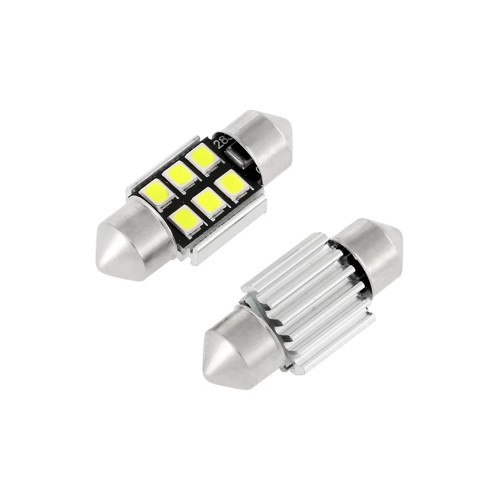 31MM DE3175 DE3021 DE3022 1.22" Festoon LED Interior/Dome/Map/License Plate Light Bulbs 2.7W 200LM 6500K White | 2 Bulbs - Image 4