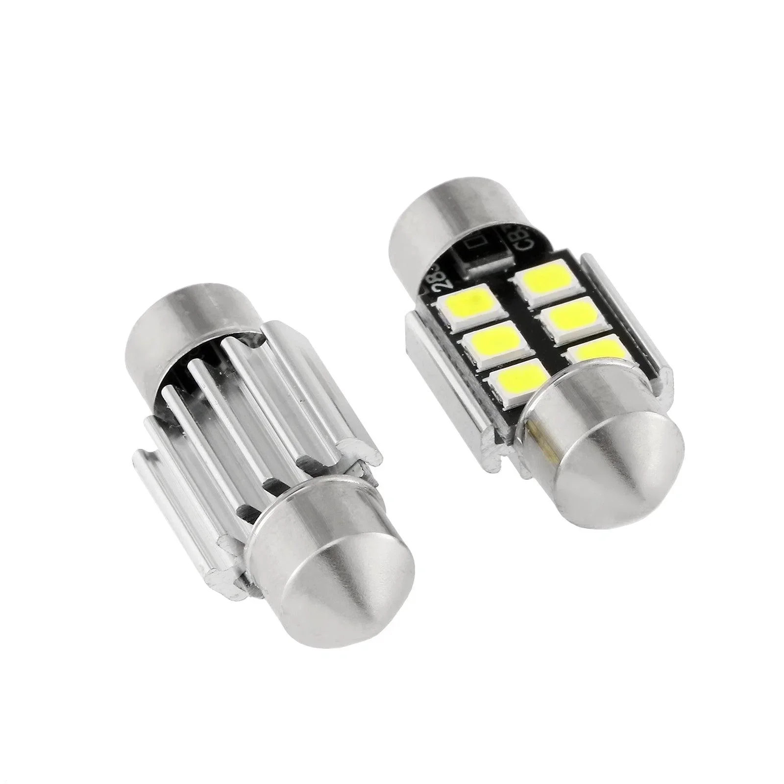 31MM DE3175 DE3021 DE3022 1.22" Festoon LED Interior/Dome/Map/License Plate Light Bulbs 2.7W 200LM 6500K White | 2 Bulbs - Image 5