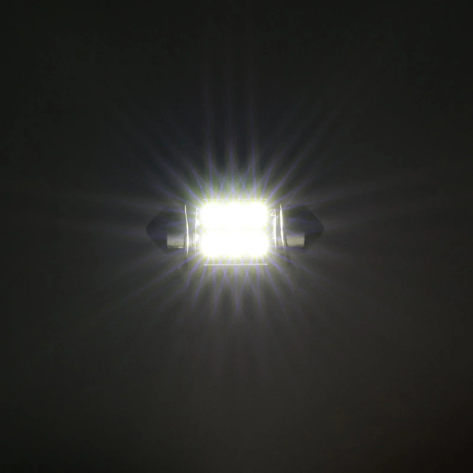31MM DE3175 DE3021 DE3022 1.22" Festoon LED Interior/Dome/Map/License Plate Light Bulbs 2.7W 200LM 6500K White | 2 Bulbs - Image 7