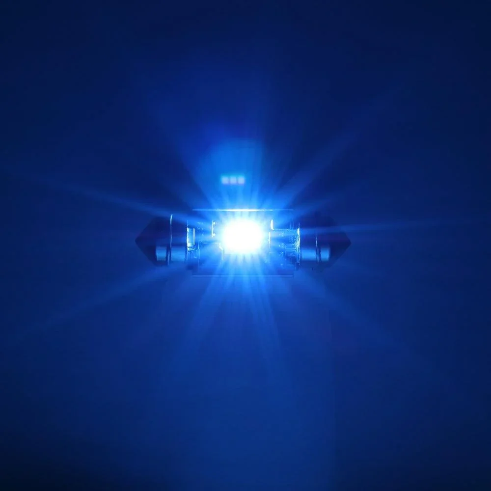 🆕(2pcs/set) Dual Color Switchback 36MM DE3174 3425 6461 11005 12854 1.42" 1860CSP 6500K Cool White& Ice Blue LED Festoon Canbus For Interior Dome Map License Plate Bulbs - Image 9