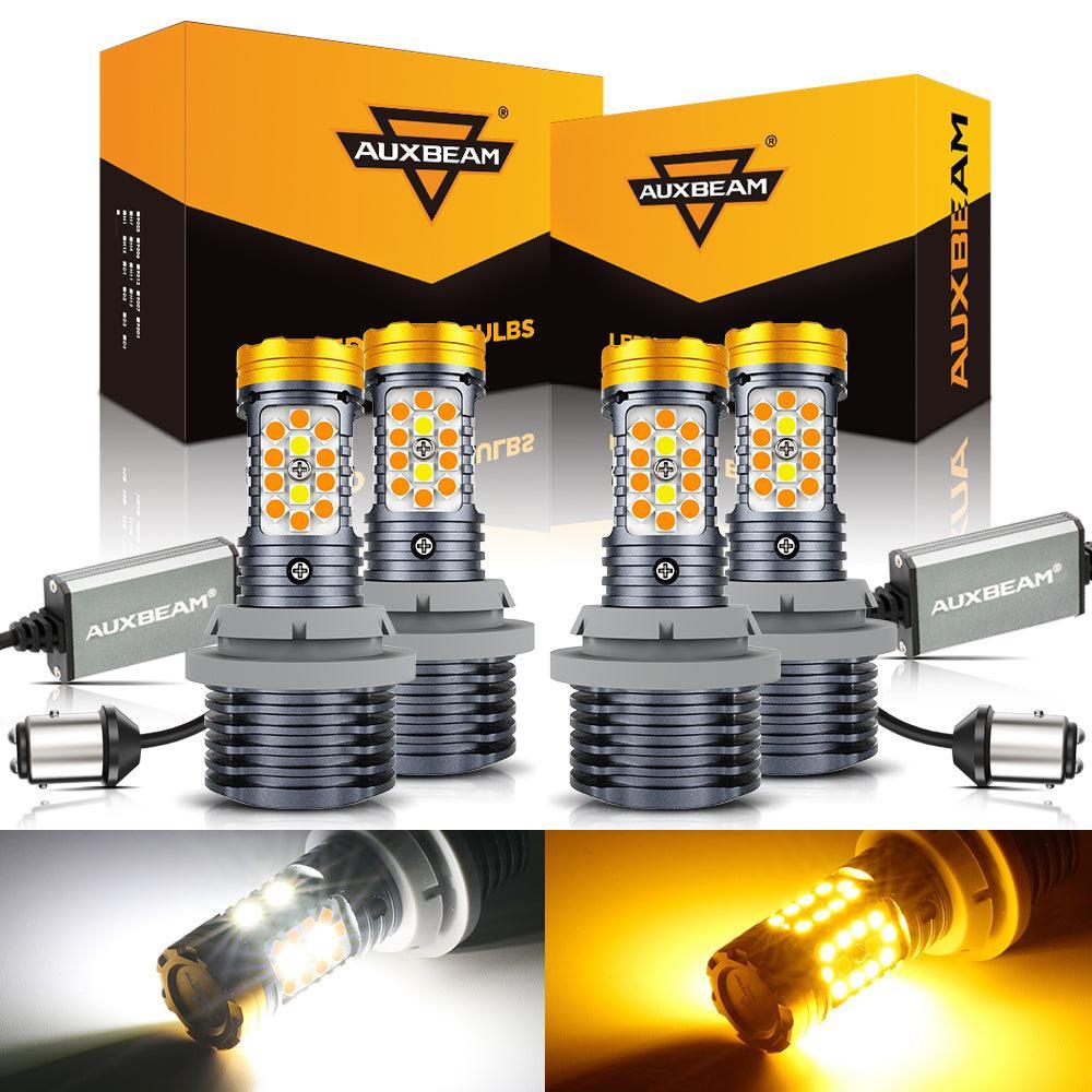 🆕1157 BAY15D LED Front Turn Signal & DRL Light Bulbs 800% High Brightness CAN-Bus Error Free Dual Color Switchback White & Amber B31 Series | 2 Bulbs - Image 10