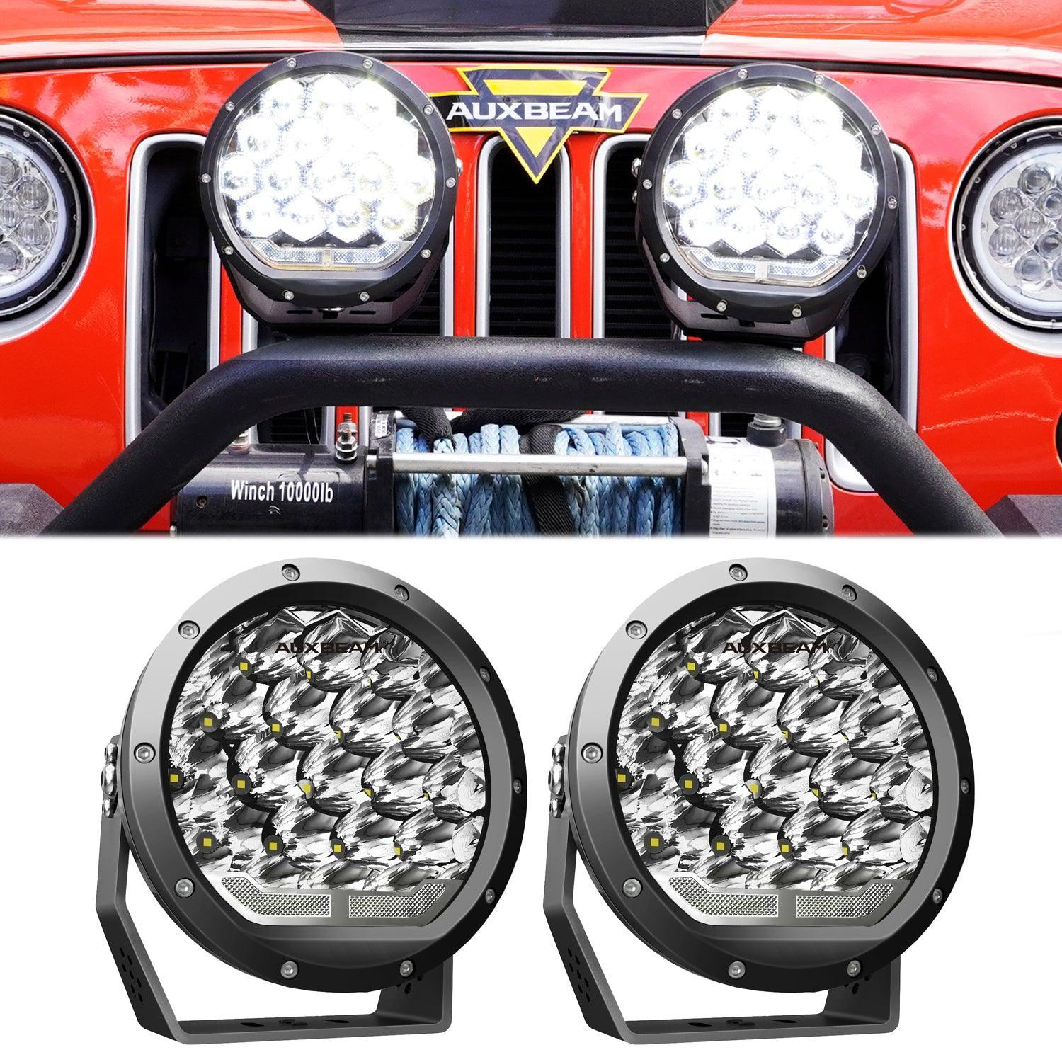 (2pcs/set) 7 Inch 178W Round Off road light Spot Beam LED Driving Lights - Image 14