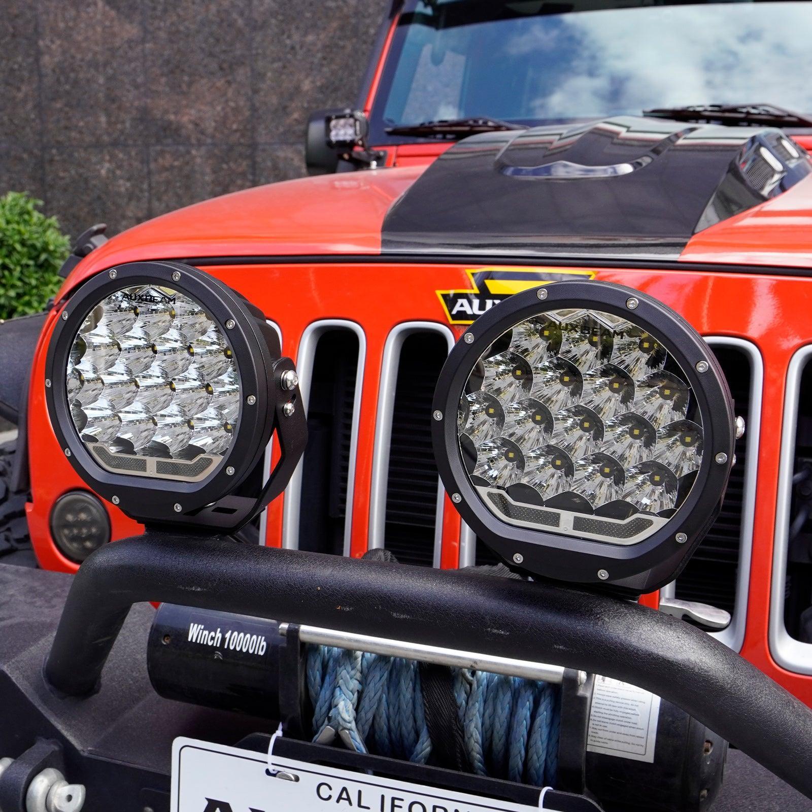 (2pcs/set) 7 Inch 178W Round Off road light Spot Beam LED Driving Lights - Image 15