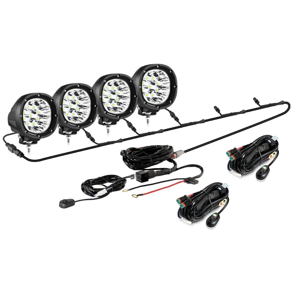 P4 Series | 4 Inch 90W Round LED Driving Lights Spot White Pod Lights - Image 17