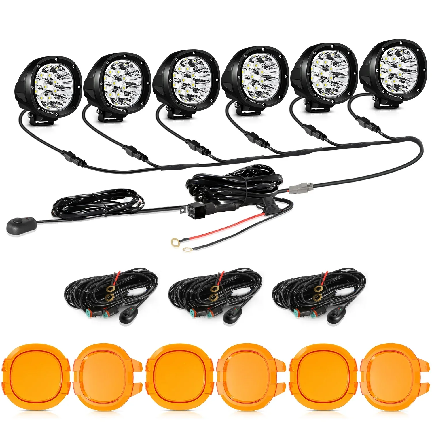P4 Series | 4 Inch 90W Round LED Driving Lights Spot White Pod Lights - Image 26