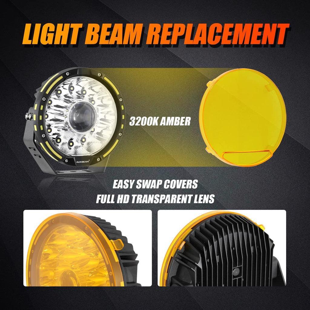 360-PRO Series | 7 Inch 230W 33332LM Custom Lens Offroad LED Driving Lights - Image 17