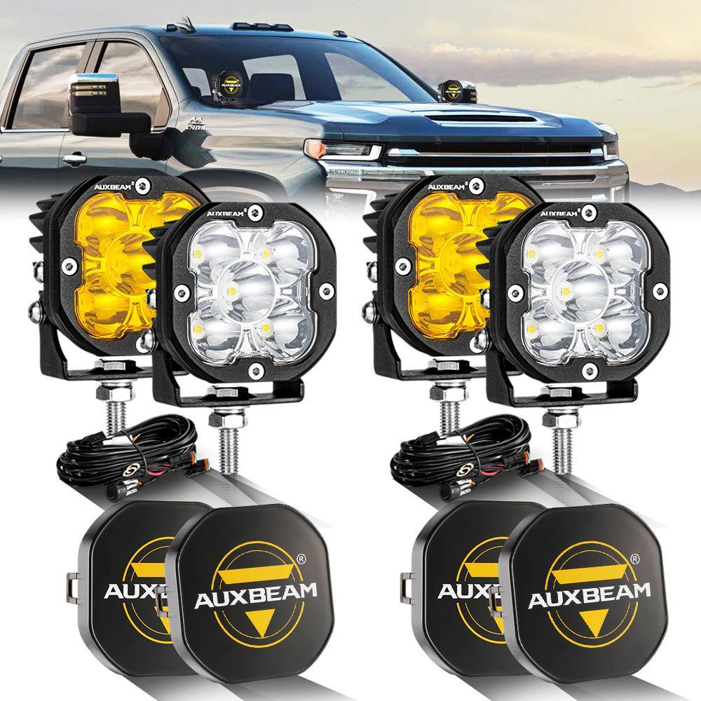 XP-ULTRA Series 3 Inch 80W 9600LM LED Pods Lights White&Amber - Image 22