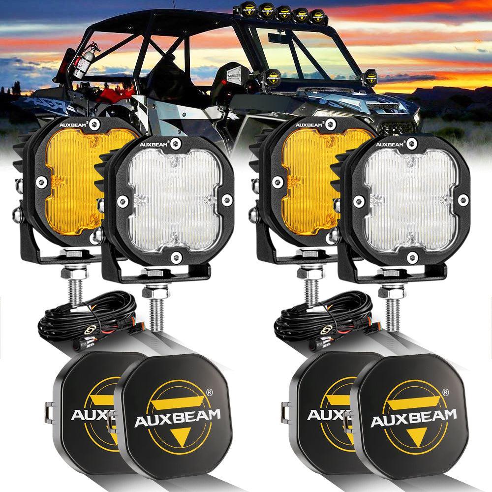 XP-ULTRA Series 3 Inch 80W 9600LM LED Pods Lights White&Amber - Image 28