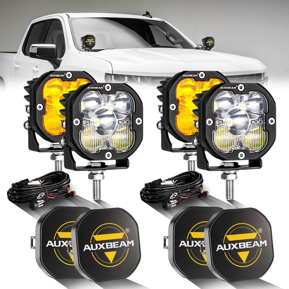 XP-ULTRA Series 3 Inch 80W 9600LM LED Pods Lights White&Amber - Image 32