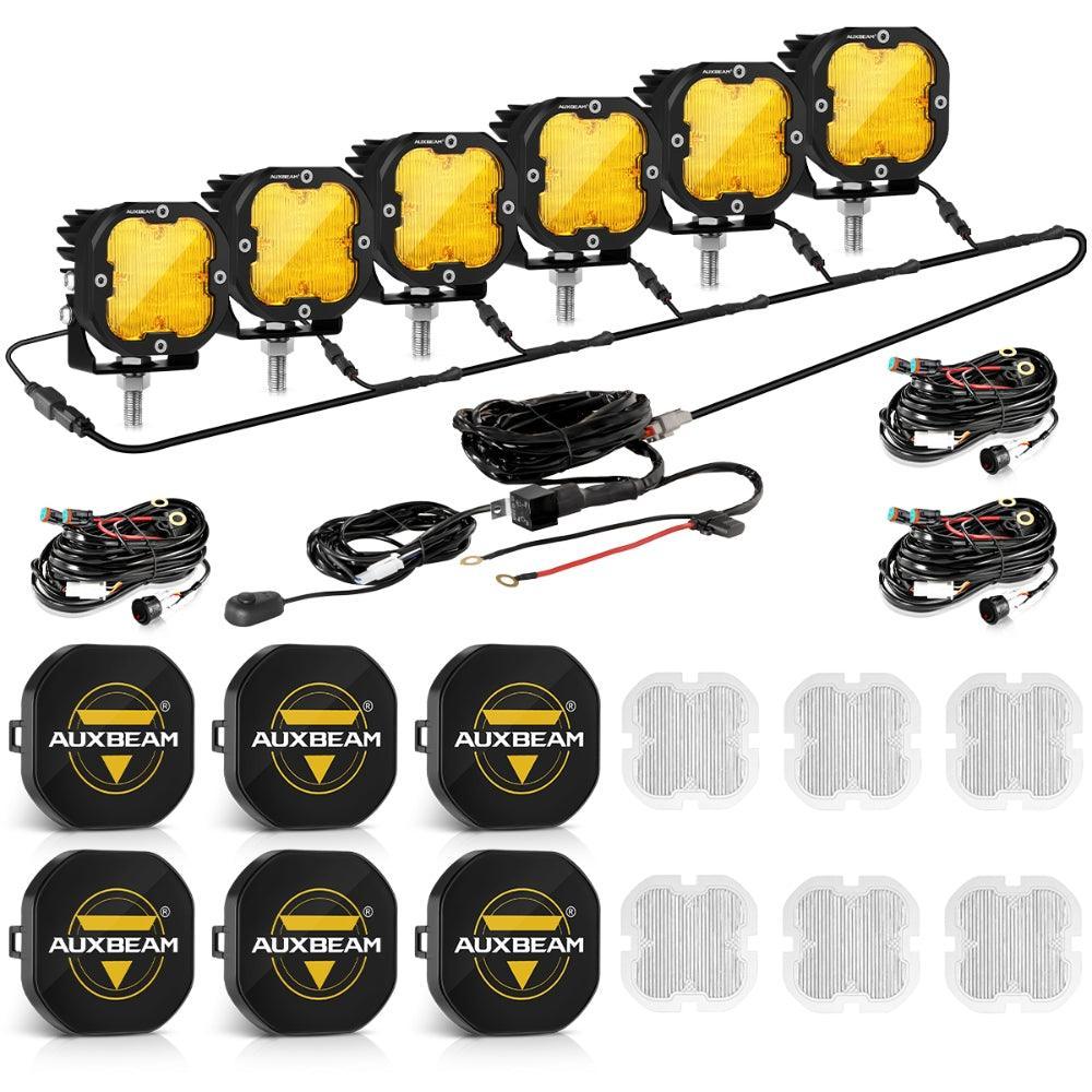 XP-ULTRA Series 3 Inch 80W 9600LM LED Pods Lights White&Amber - Image 40