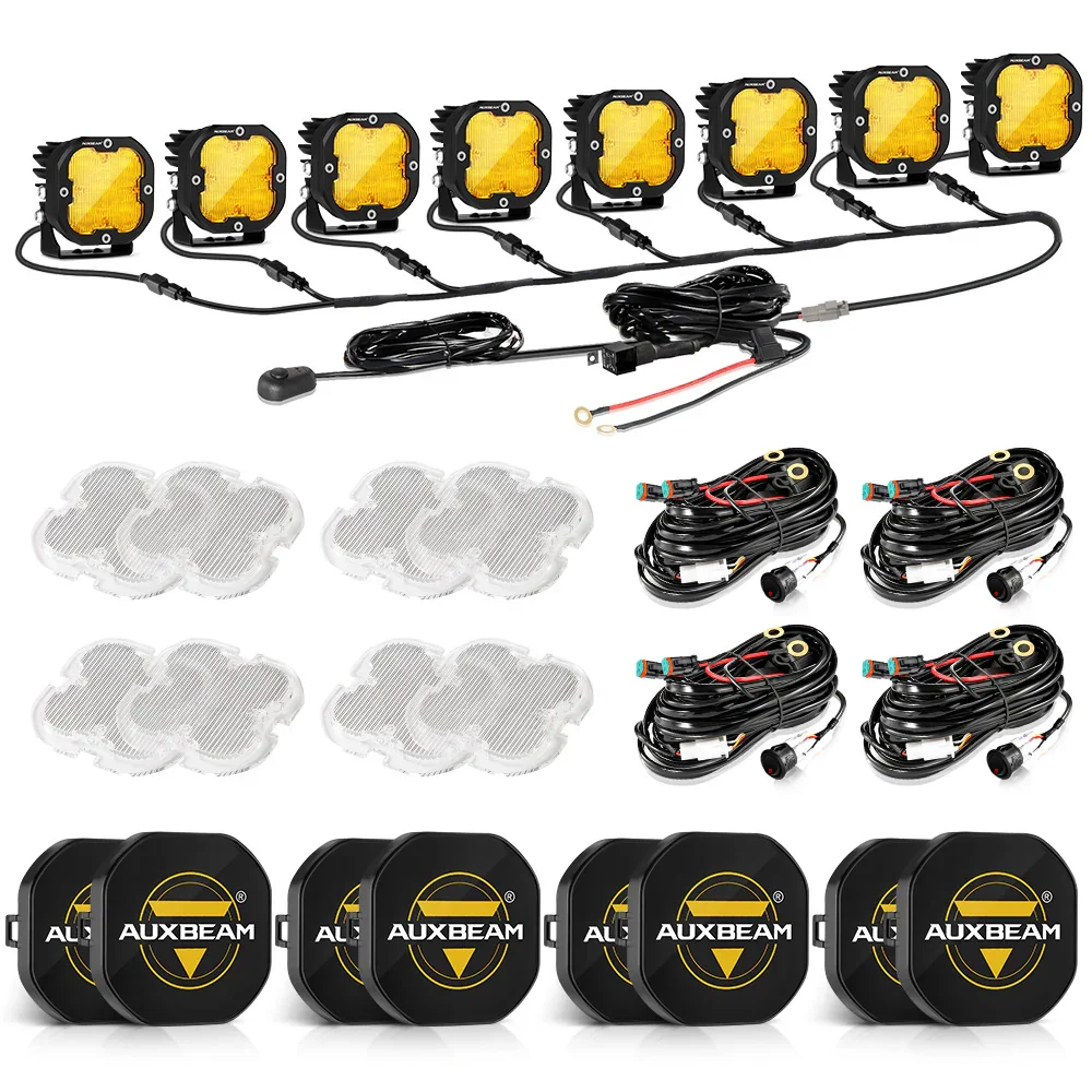 XP-ULTRA Series 3 Inch 80W 9600LM LED Pods Lights White&Amber - Image 52