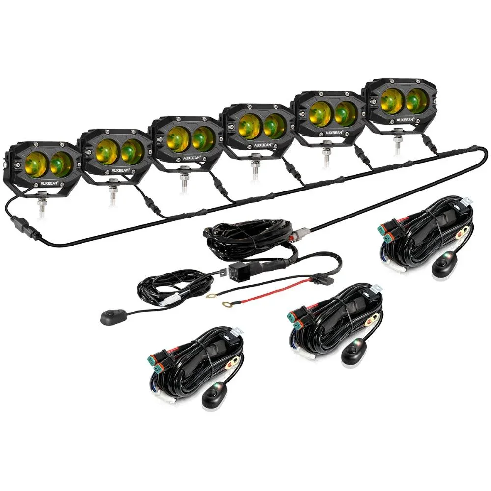R4 Series | 4 Inch 60W LED Pods Amber Spot Driving Light - Image 14