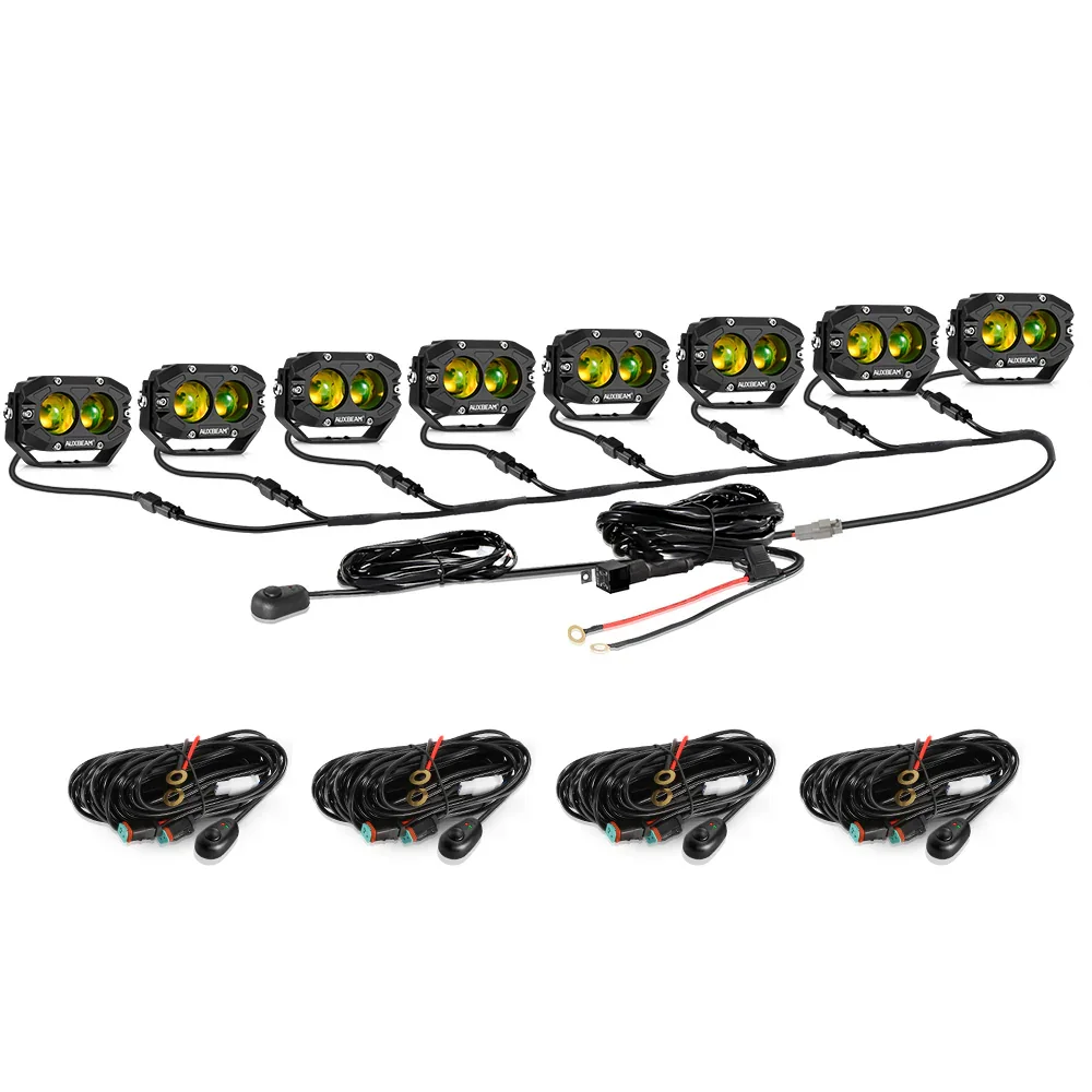 R4 Series | 4 Inch 60W LED Pods Amber Spot Driving Light - Image 15